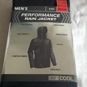 Performance rain jacket
